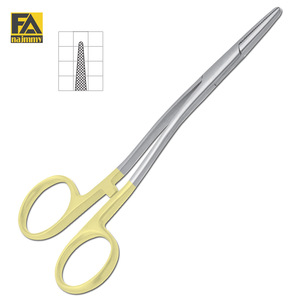 PORTA AGUJAS KILNER T.C. Instrumentos quirúrgicos de alta calidad con forma de bayoneta de 13,5 cm, fórceps de sujeción de sutura de acero inoxidable - Product Image 2
