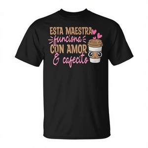 T-shirt bilingue pour enseignantes en espagnol et passionnés de langues hispaniques - Product Image 2