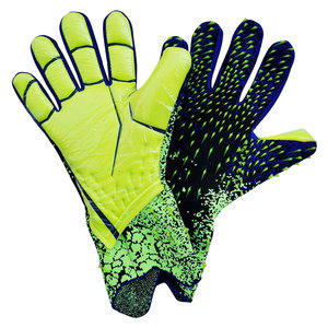 Venta al por mayor guantes profesionales de portero de dedo completo cuero transpirable diseño antideslizante alta calidad tamaño personalizable Unisex - Product Image 3
