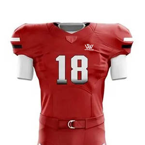 ชุดฝึกซ้อมอเมริกันฟุตบอลแขนสั้นระบายอากาศได้ดีดีไซน์ตามสั่ง - Product Image 3