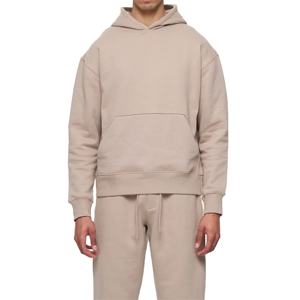 Conjunto de chándal de camisa y pantalón con logotipo de marca personalizado, 100% algodón, para hombre - Product Image 4