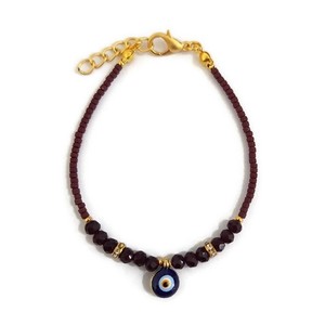 Pulsera ojo malvado macramé - Product Image 4