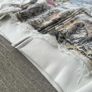 OEM personalizado 100% de alta calidad de los hombres de gran tamaño con cremallera gráfico Sudadera con capucha de algodón polar 360 GSM - Product Image 3