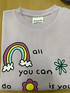 เสื้อยืดคอกลมผ้าฝ้ายเจอร์ซีย์รักษ์โลก 160gsm 180gsm พิมพ์ลายสกรีน ทรงปกติ สวมใส่สบายสำหรับผู้หญิง ใส่ได้ทุกวัน - Product Image 5