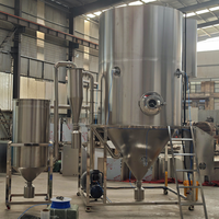 Équipement de sécheur par pulvérisation à air chaud en acier inoxydable pour la fabrication de poudre chimique de lait liquide industriel de laboratoire