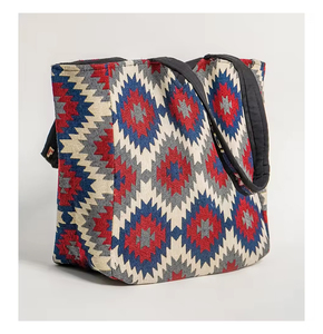 Haute sur demande meilleure offre Sheeltex (Inde) femmes fait à la main moderne Polyester coton sac à main deux poignées pour faire du shopping bon prix - Product Image 1