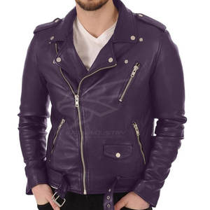 Veste d'hiver pour hommes dernière conception en gros meilleure qualité, meilleure vente, veste en cuir pour hommes en cuir véritable - Product Image 1