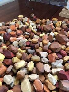 Bloques de equilibrio Tumi Ishi Juguete creativo-Piedras apilables de madera creativas tradicionales de alta calidad de 99GD - Product Image 4