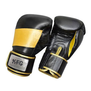 Nouveaux gants de boxe en cuir, mousse haute densité, évacuation de l'humidité, fermeture à boucle, design durable pour débutants et professionnels - Product Image 2