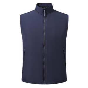 Chaleco cálido de invierno para hombre, chaqueta ligera sin mangas para exteriores, chalecos Softshell acolchados con forro polar interior con color de soporte - Product Image 6