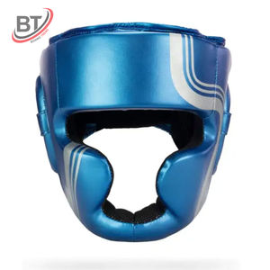 Style populaire Adultes Boxe Head Guard Conception en cuir de vachette avec livraison d'échantillons gratuits - Product Image 2