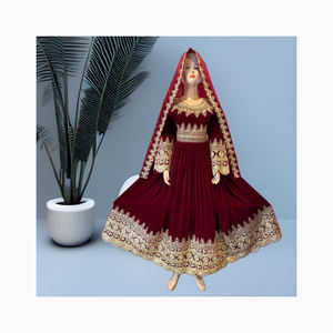 Ropa islámica paquistaní y el mejor vestido musulmán afgano a la venta/Venta caliente último modelo más vendido vestido afgano para mujer - Product Image 5