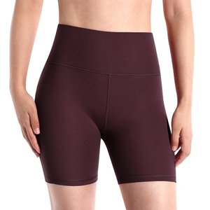 Short actif taille haute pour femme Tummy Control Yoga & Running Bike Shorts - Product Image 1