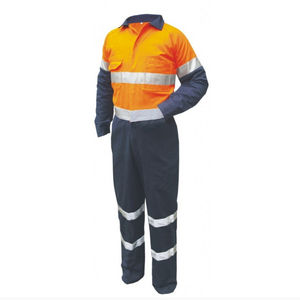 Traje de seguridad de alta visibilidad transpirable de poliéster 100% para ropa de trabajo de construcción con logotipo personalizado y función impermeable - Product Image 5