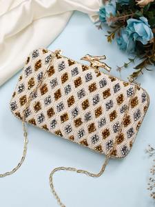 Nuevos embragues bordados de estilo bohemio, lujo de verano para mujer, forro de algodón hecho a mano, cierre de cremallera, cada ocasión de moda - Product Image 3