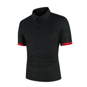Polos de hombre de Material de algodón 100%, logotipo impreso bordado personalizado, estilo liso, polos cortos de punto de talla grande para hombre - Product Image 6