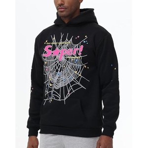 Nouveauté Pull à capuche pour homme 100% coton tricoté confortable grande taille manches longues col en biais imprimé design doublé - Product Image 4