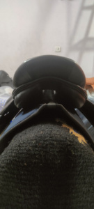 Professional Leather Wood Tree Horse Riding English Style Saddle <b>Trainer</b> Double Belly Band Endurance Saddle - Product Image 3