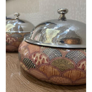 Casserole ronde de qualité de luxe pour serveur de nourriture meilleure vente de casseroles islamiques pots de service de nourriture pour la décoration intérieure - Product Image 4