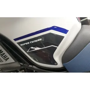 Adesivi in Gel 3D su Misura Protezioni Laterali per Moto Compatibili con YAMAHA SUPER TENERE Blu - Product Image 3