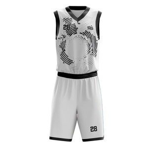 Derniers maillots de basket-ball personnalisés, uniformes de basket-ball haut de gamme par sublimation vierge, vêtements de sport en gros, uniforme de basket-ball - Product Image 3