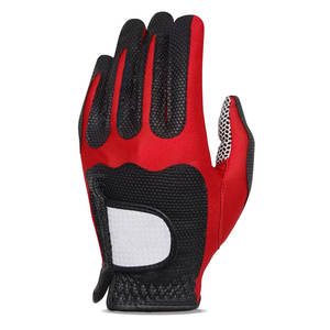 Vente en gros Gants de golf blancs antidérapants en cuir Gants de golf ajustés avec logo personnalisé en matériau souple pour femmes et hommes - Product Image 5