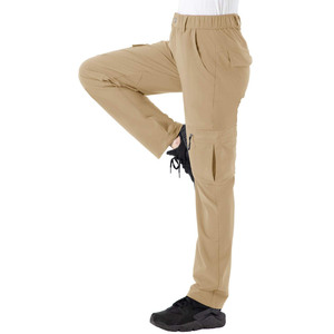Pantalon de randonnée pour homme, extensible, respirant, imperméable, coupe-vent, multi-poches, adapté à l'extérieur, pour l'été, fabrication OEM acceptée - Product Image 1