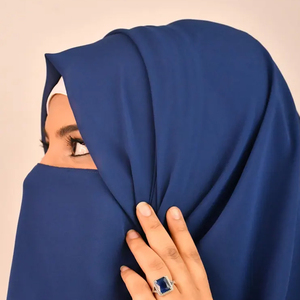 Top Trending Unique <strong>Style</strong> Casual Wear <strong>Hijab</strong> for Unisex New Solid Color Muslim Women's Traditional Scarf &amp; Shawl for Sale - Product Image 6