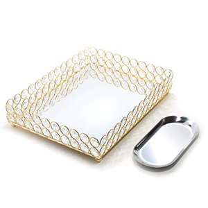 Home Decoration <b>Mirror</b> Tray Home Decoration Living Room Decorate Fancy Restaurants Wholesale Manufacturer Supplier - Product Image 1