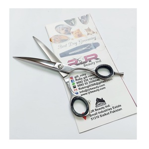 Thinning Grooming Shears 440C Pet <b>Dog</b> Grooming <b>Scissors</b> Stainless Steel Curved Straight Anti-Static Smooth Tip Kit High Quality - Product Image 4