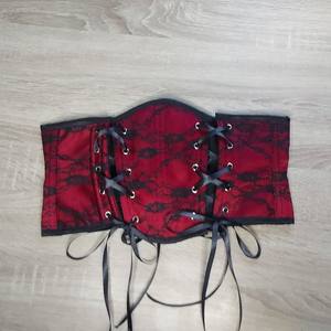 ชุดคอร์เซ็ตรัดเอวผ้าคอตโครงเหล็กสีดำหรูหราชุดกระชับสัดส่วนตัวบางไร้รอยต่อระบายอากาศออกแบบมาเป็นพิเศษสำหรับบุคคลสั้น - Product Image 1