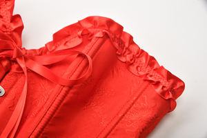 Corsé de nuevo diseño, corsé para mujer, corsé de cinturón delgado de encaje Sexy para mujer, borde moldeador sobre los pechos, corsé de boda, ropa moldeadora - Product Image 6