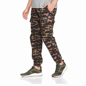 2024 Meilleures ventes Pantalon de survêtement Cargo taille haute pour hommes Style Sport décontracté Logo et étiquette personnalisés en toile de Polyester de coton - Product Image 2