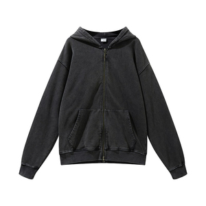 Vente en gros OEM Dikson Sports Sweat à capuche pour hommes, poids lourd, délavé à l'acide Logo personnalisé Surdimensionné Coton Streetwear Couleur unie Automne - Product Image 6