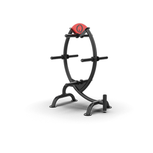 QLI QWPR37 Plate <b>Storage</b> Rack Three Point Steel Structure Compact <b>Weight</b> Holder for Commercial and Home Gym Plate <b>Storage</b> - Product Image 1