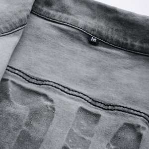 Veste en jean pour homme en grande quantité très demandée, 100% coton, respirante, séchage rapide, style streetwear, grande taille, hiver - Product Image 6