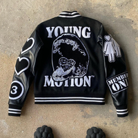 Chaqueta Universitaria de Béisbol Personalizada para Hombre, Bordado Chenille de Alta Calidad 2024, Impermeable, Cortavientos, Transpirable y Ecológica