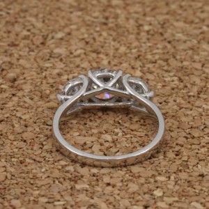 Anillo de diamante cultivado en laboratorio brillante fascinante, oro de 18 quilates, corte redondo, 1 quilate, VVS2, IGI, joyería fina certificada, regalo de compromiso para mujer - Product Image 3