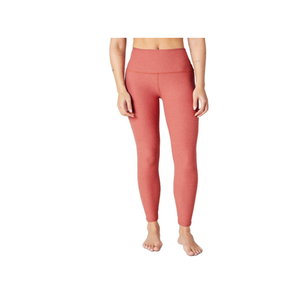 Leggings de sport taille haute pour femmes, extensibles, en coton et élasthanne, coupe ajustée, pantalon de yoga - Product Image 1