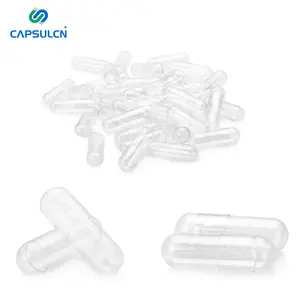 CapsulCN GMP-zertifiziert 0 Größe Veggie Separated Clear Capsules HPMC Leere Kapsel Shell Vegetable Transparent Capsule
