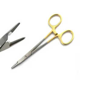 Portaagujas Castroviejo con Logotipo Personalizado, Recubrimiento de Titanio, Puntas Finas, Instrumentos de Microcirugía con Certificación CE - Product Image 4
