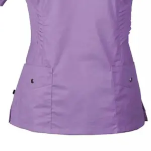 OEM Medical Hospital Nursing Scrub Suits Unisex Breathable Stretch Custom Cotton/Polyester High Quality Scrub Uniforms Sets - Product Image 5