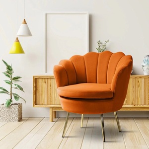 Silla con estructura de metal en diseño personalizado para uso en interiores y exteriores Silla de alta calidad en Asiento de espuma de tela personalizado. - Product Image 1