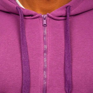 Wholesale <b>Men</b> Heavyweight Hoodie Fleece Sweatshirt-Full <b>Zip</b> <b>up</b> Thick Wholesale Lined Warm Hoody - Product Image 6