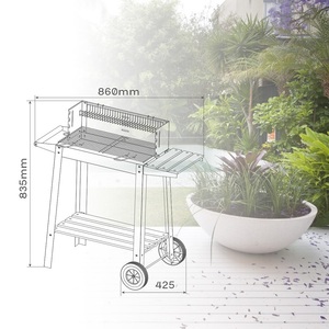 Barbecue portatile a carbone Musters (Vassary 401000006) - Product Image 5