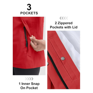 Chaquetas cortavientos personalizadas de calidad superior con logotipo bordado Chaqueta ligera a prueba de viento para entrenamiento o viaje - Product Image 3