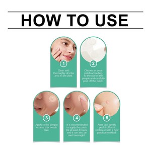 Parches hidrocoloides únicos para el acné que brindan un tratamiento rápido para las espinillas y un manejo eficaz de las espinillas - Product Image 2