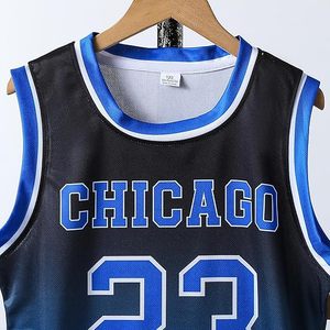 Ensembles d'uniformes de basketball professionnels personnalisés unisexes pour adultes, maillots à manches courtes, séchage rapide, respirants, imprimés, style rétro - Product Image 4