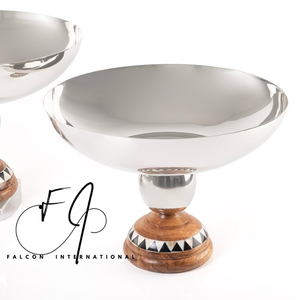 Tazón de Chocolate de Diseño Atractivo con Base de Madera y Trabajo Artesanal, Accesorios de Cocina de Primera Calidad, Tazón para Servir - Product Image 4