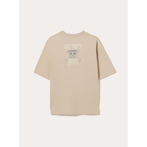 เสื้อยืดคอกลมพิมพ์ลายกราฟิกสำหรับผู้ชายผ้าคอตตอนออร์แกนิคแบบสั้นผ้าพรีเมียมระบายอากาศได้ดีเสื้อเจอร์ซี่กันขน180กรัม - Product Image 1